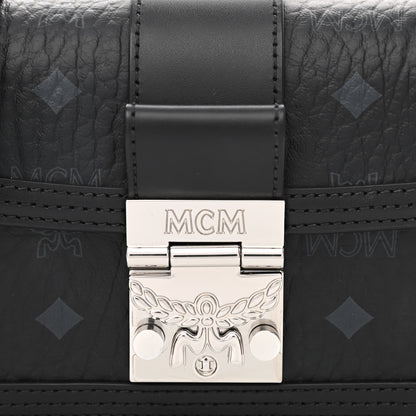 MCM Visetos Mini Tracy Crossbody Bag Black 7 of 9