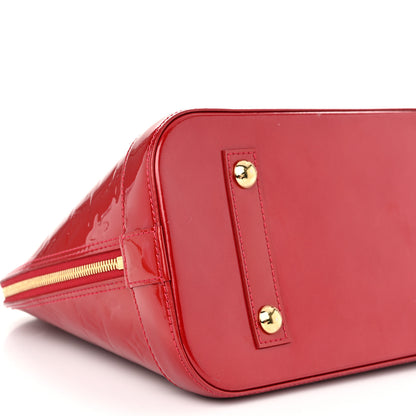 Louis Vuitton Vernis Alma PM Pomme D'Amour 9 of 10