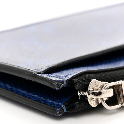 Louis Vuitton Monogram Taiga Coin Card Holder Cobalt 9 of 11