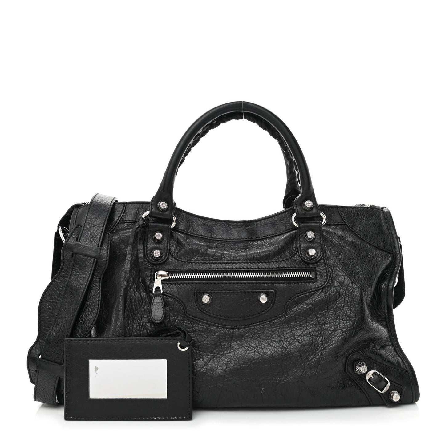 Agneau Giant 12 Silver Hardware City Black