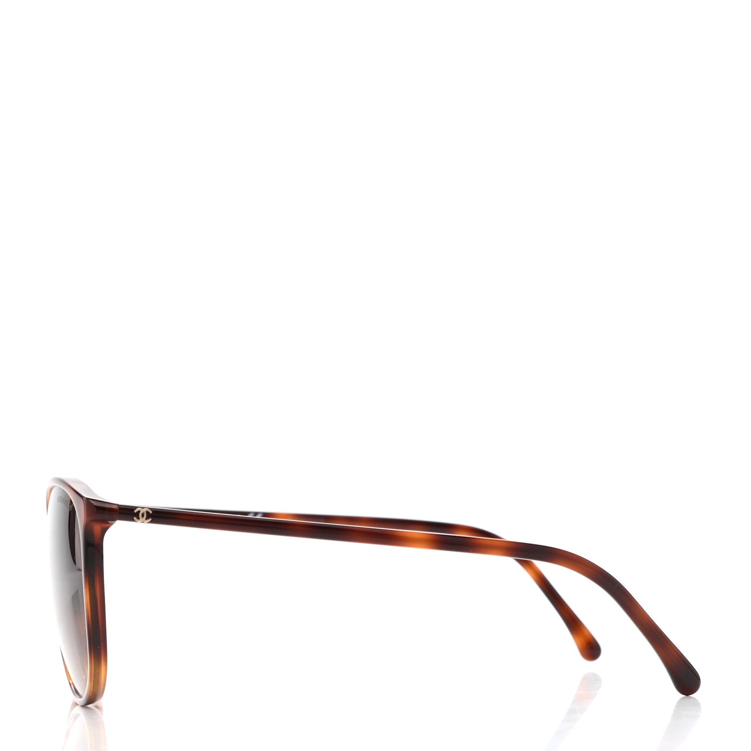 Chanel Acetate Round Sunglasses 5278 Tortoise 3 of 7