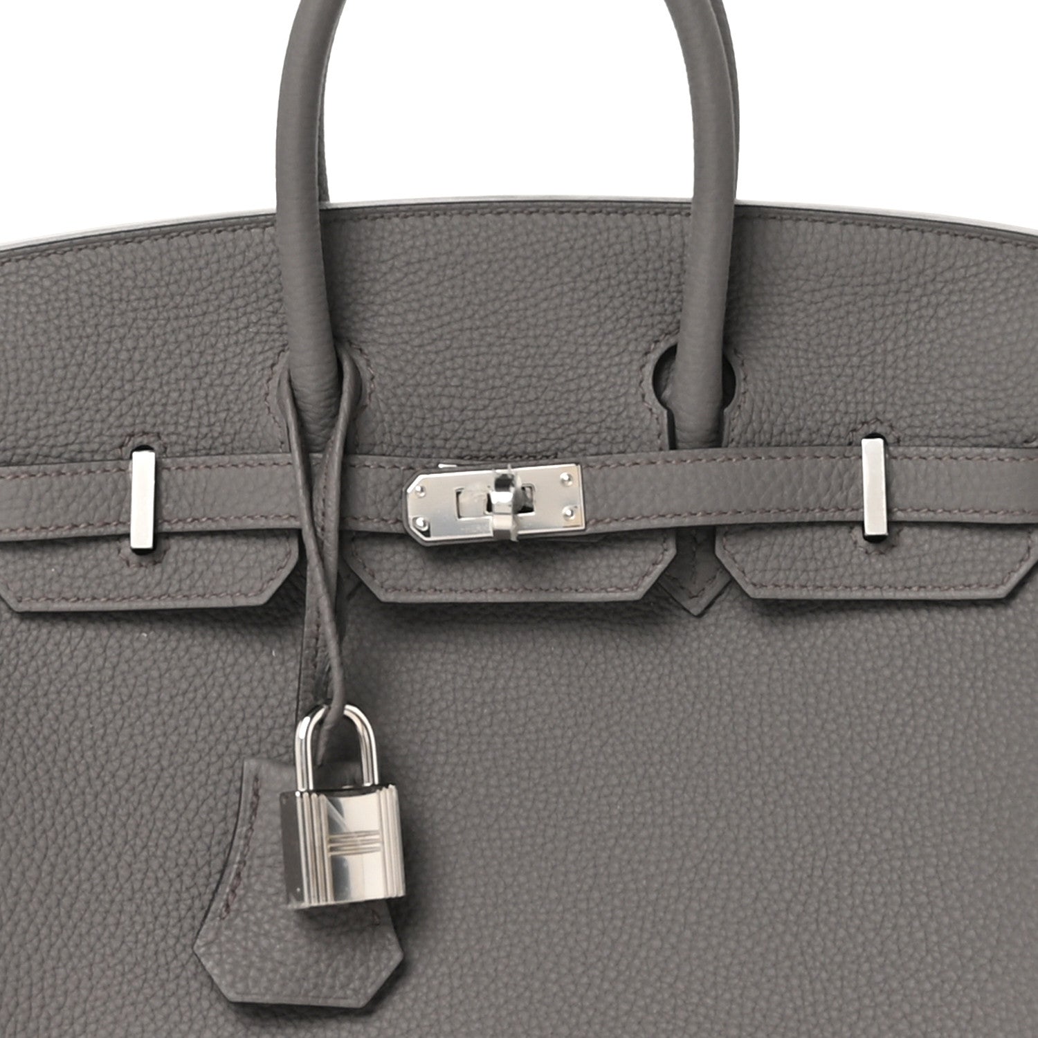 Hermes Togo Birkin 25 Etain 8 of 11