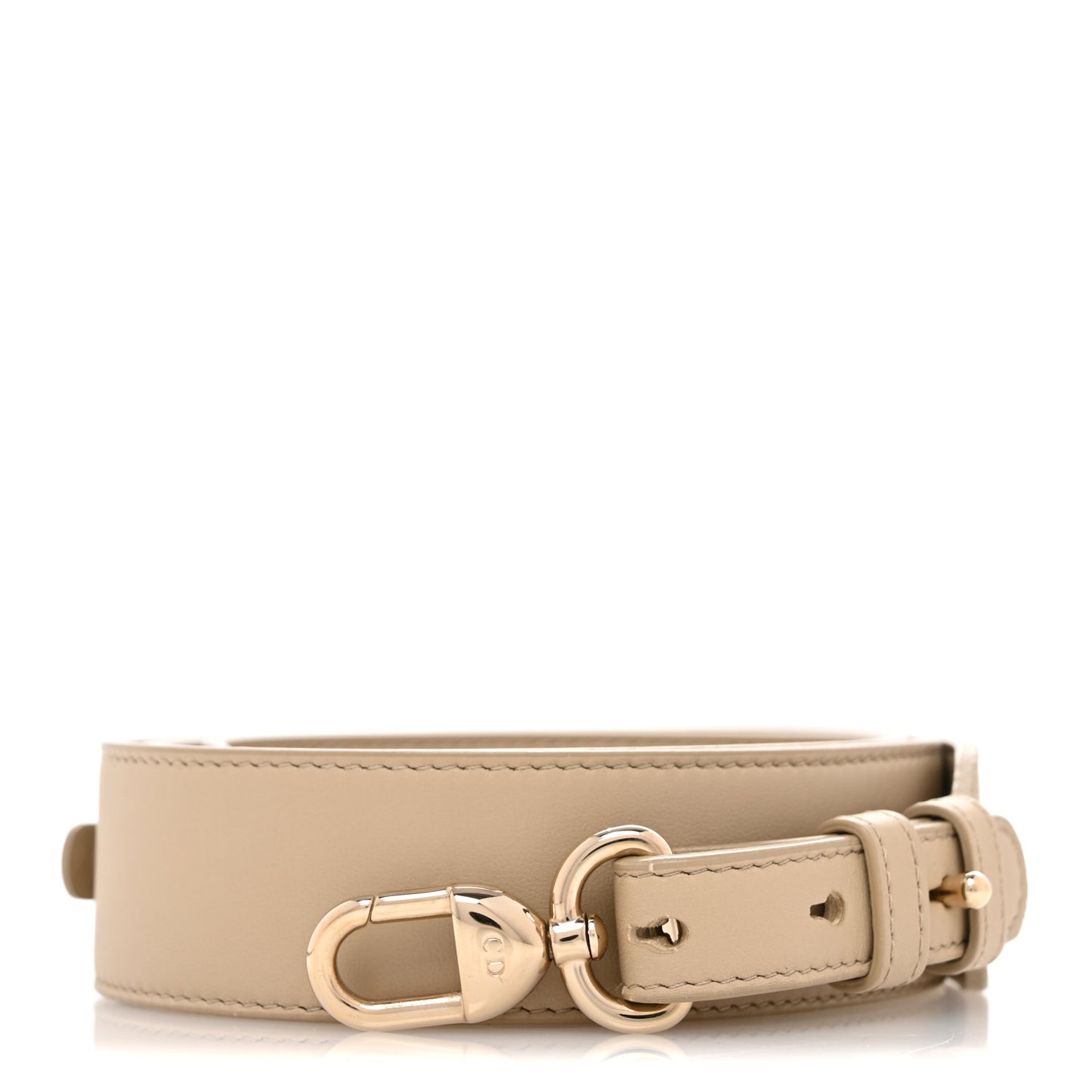 Lambskin My ABCDior Lady Dior Shoulder Strap Hazelnut