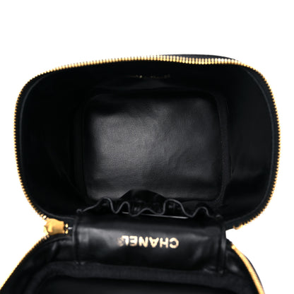 Chanel Caviar Vanity Cosmetic Case Black 5 of 9