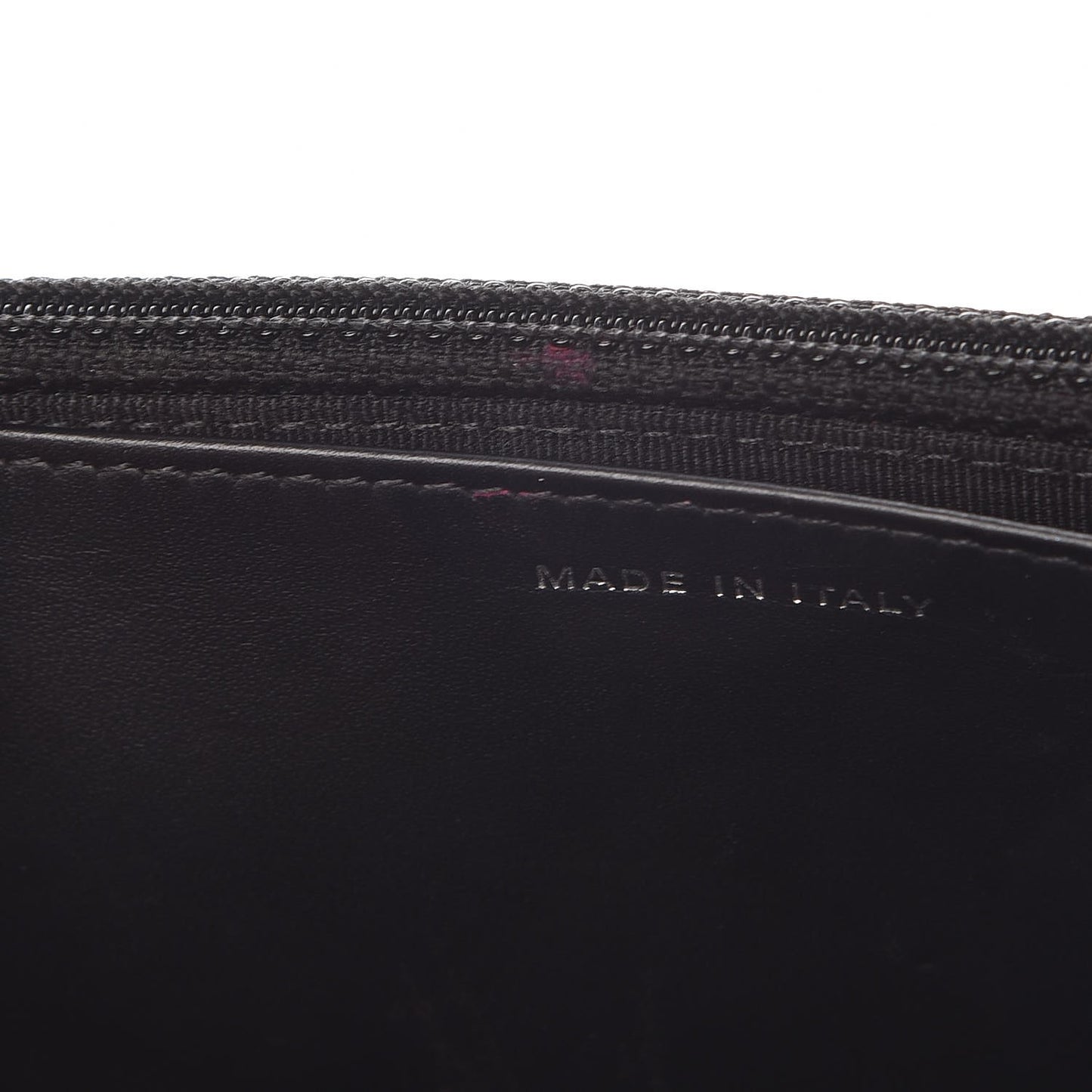 Patent Quilted Wallet On Chain WOC Black