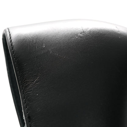 Chanel Lambskin Patent Cap Toe CC Pumps 37 Black 10 of 13
