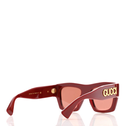 Gucci Acetate Square Sunglasses GG1772S Red 4 of 9