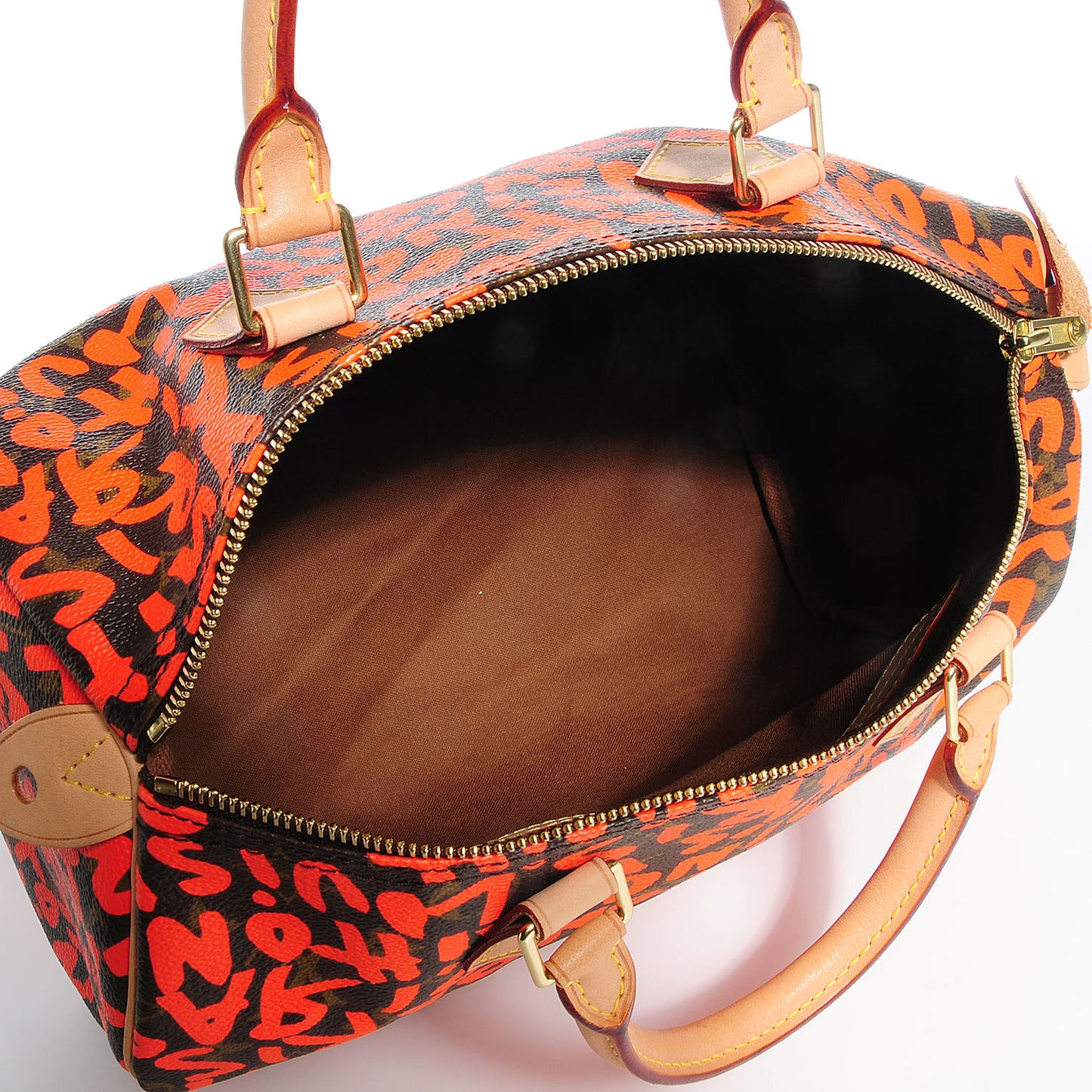 Monogram Graffiti Speedy 30 Orange