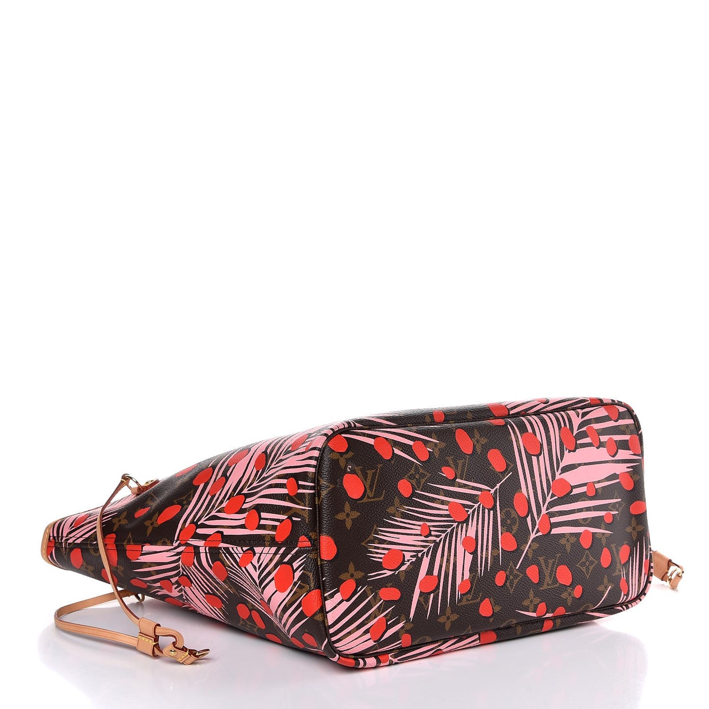 Monogram Jungle Dots Neo Neverfull MM Sugar Pink Poppy