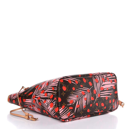 Louis Vuitton Monogram Jungle Dots Neo Neverfull MM Sugar Pink Poppy 4 of 8
