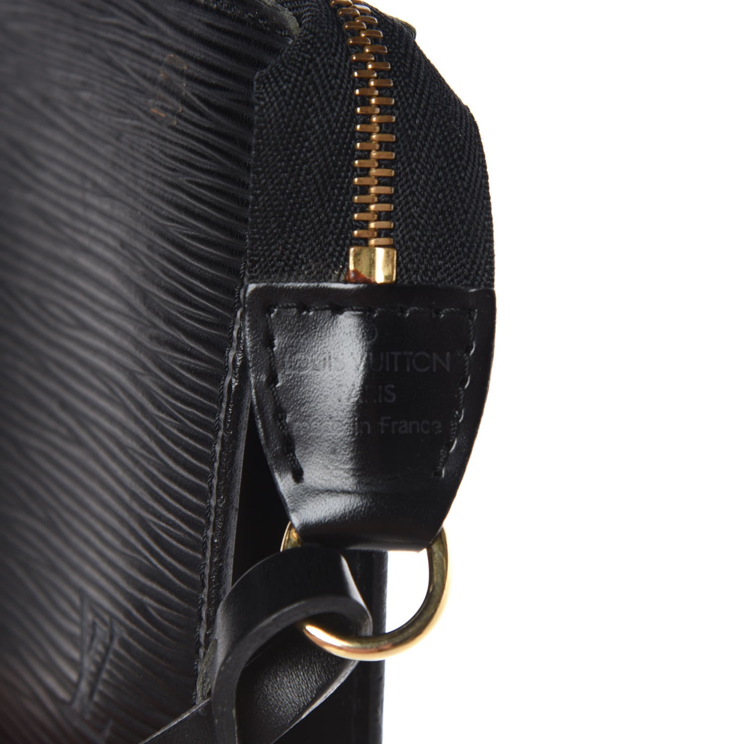 Louis Vuitton Epi Pochette Accessories 21 Black 8 of 15