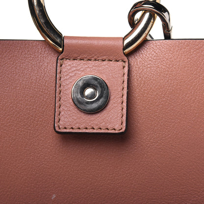 Chloe Suede Calfskin Small Faye Backpack Nougat 11 of 15