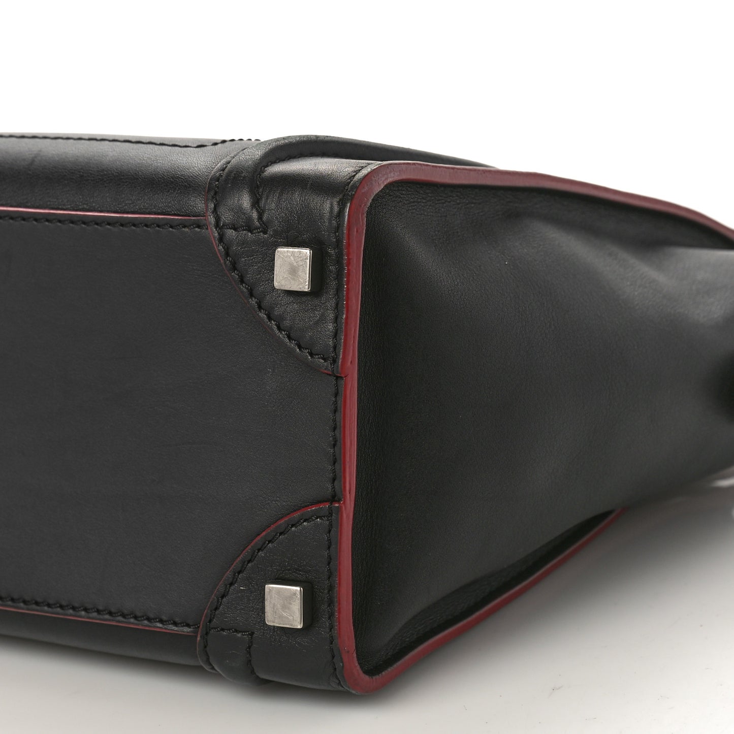 Smooth Calfskin Micro Luggage Black