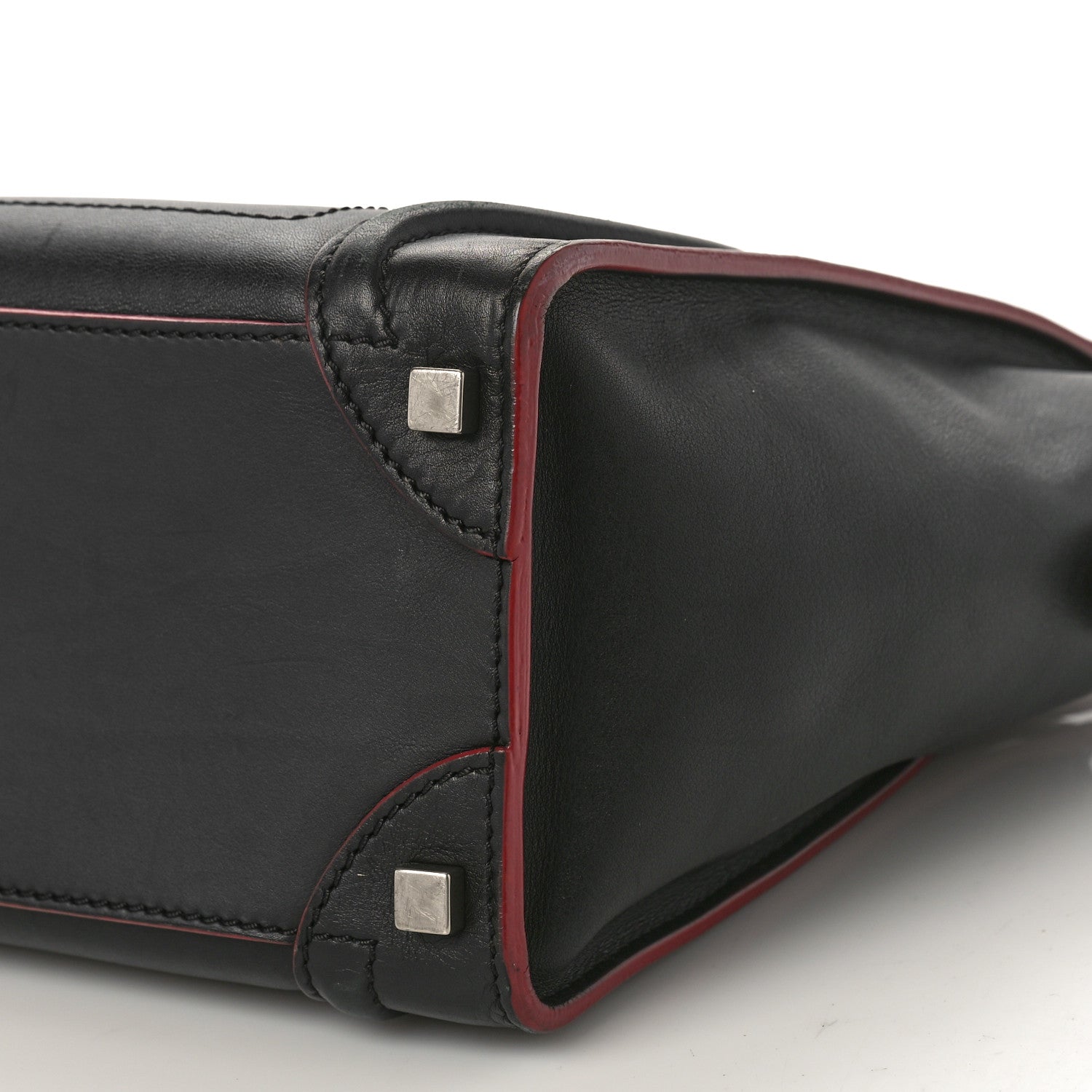 Celine Smooth Calfskin Micro Luggage Black 8 of 8