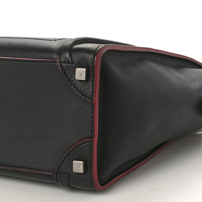 Celine Smooth Calfskin Micro Luggage Black 8 of 8