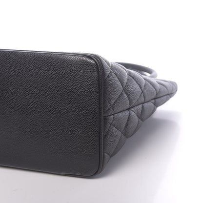 Chanel Caviar Quilted Medallion Tote Black 9 of 10