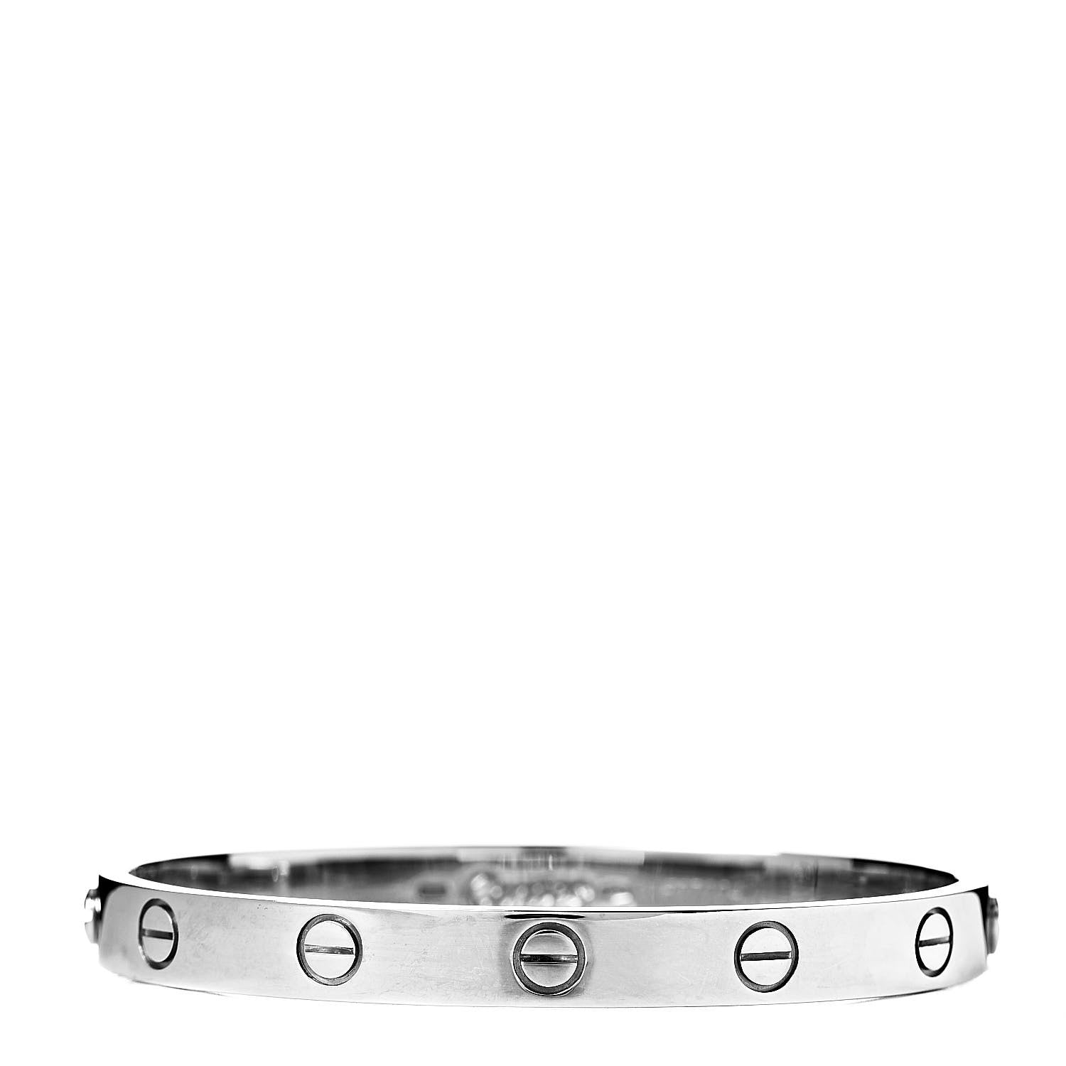 Cartier 18K White Gold LOVE Bracelet 16 1 of 6