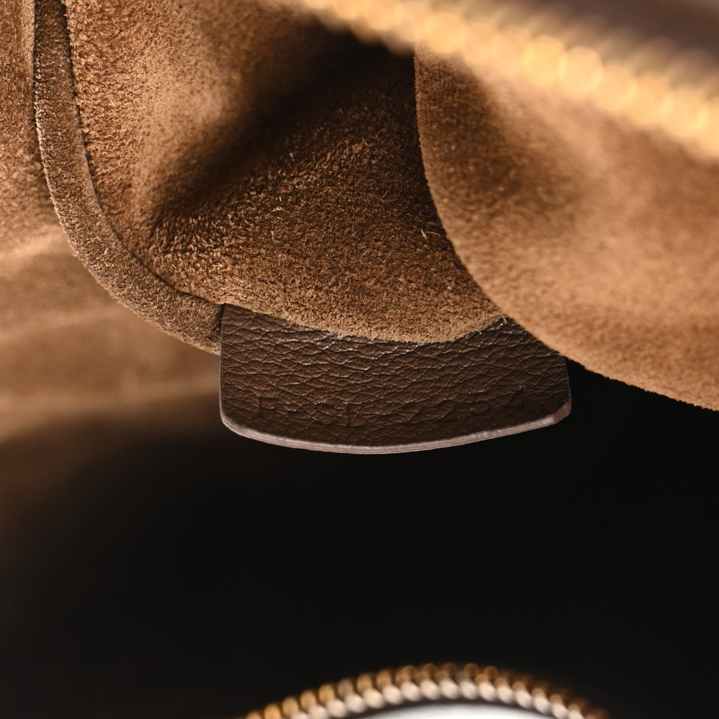 Supple Calfskin Large Triomphe Heloise Shoulder Bag Taupe