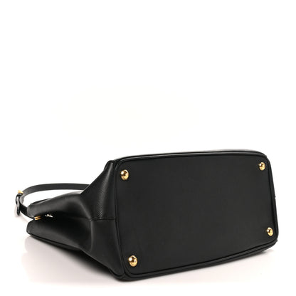 Prada Saffiano Lux Medium Galleria Double Zip Tote Black 4 of 9