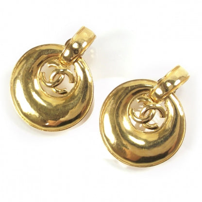 Chanel Gold CC Clip On Earrings 1 of 5
