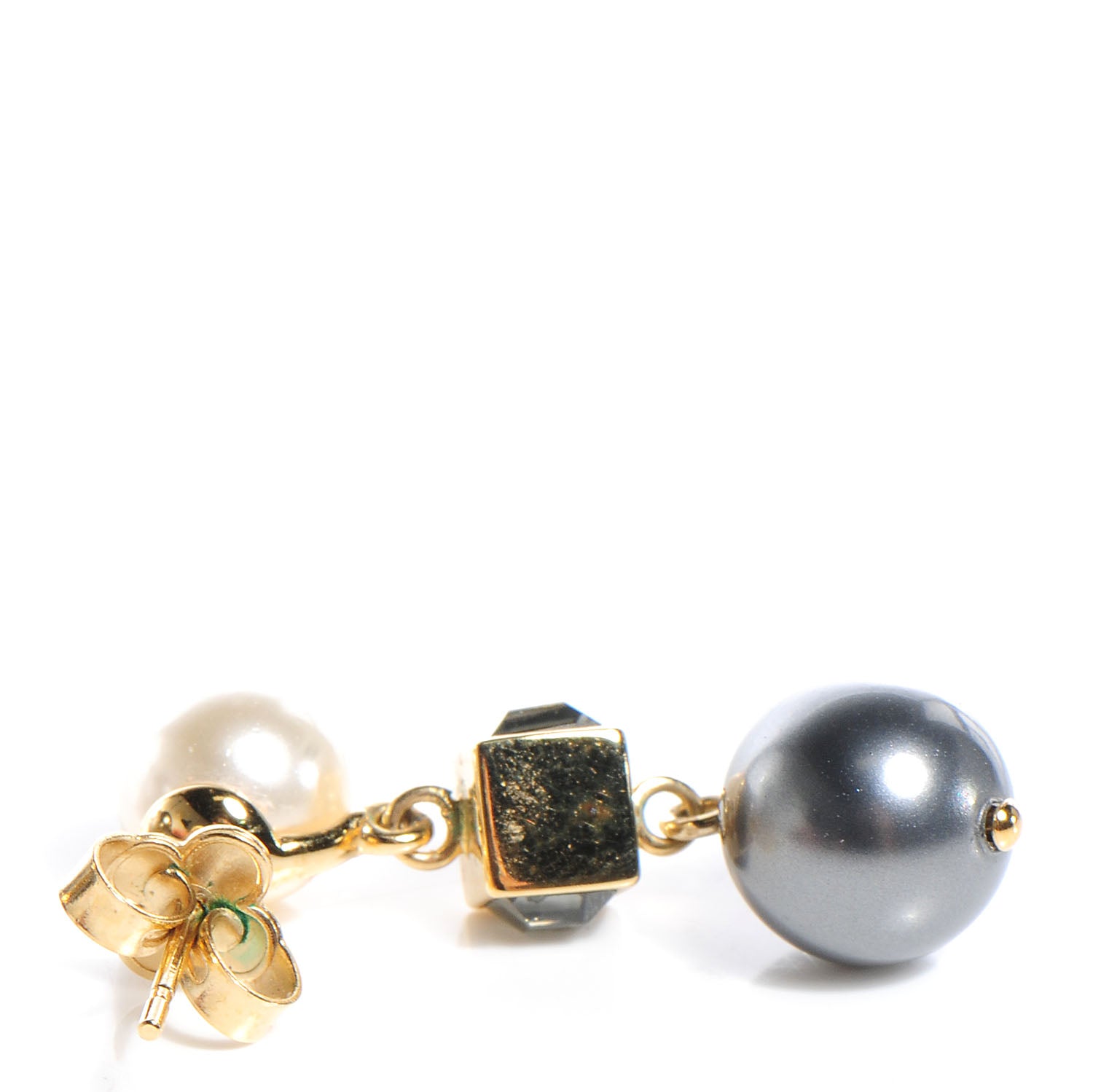 Louis Vuitton Pearl Cry Me A River Dangle Earrings 3 of 5