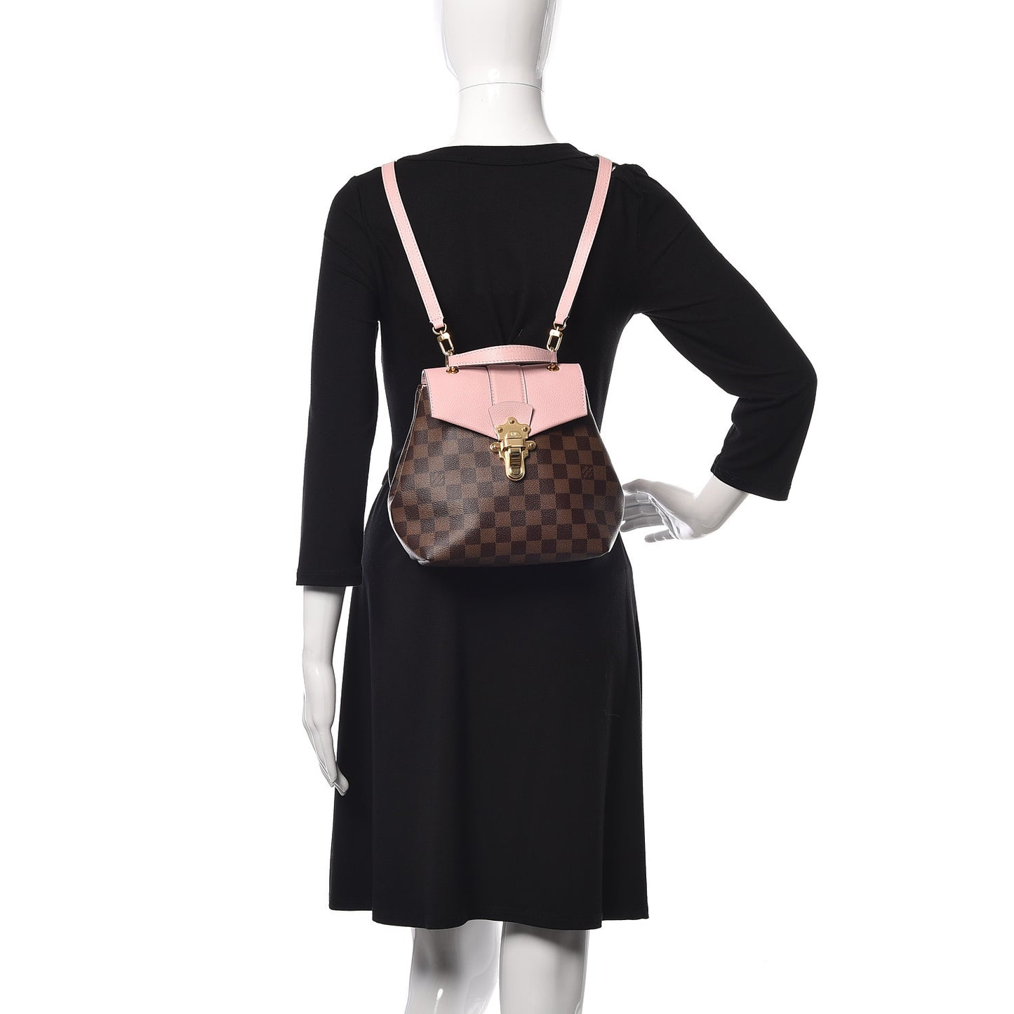 Damier Ebene Clapton Backpack Magnolia
