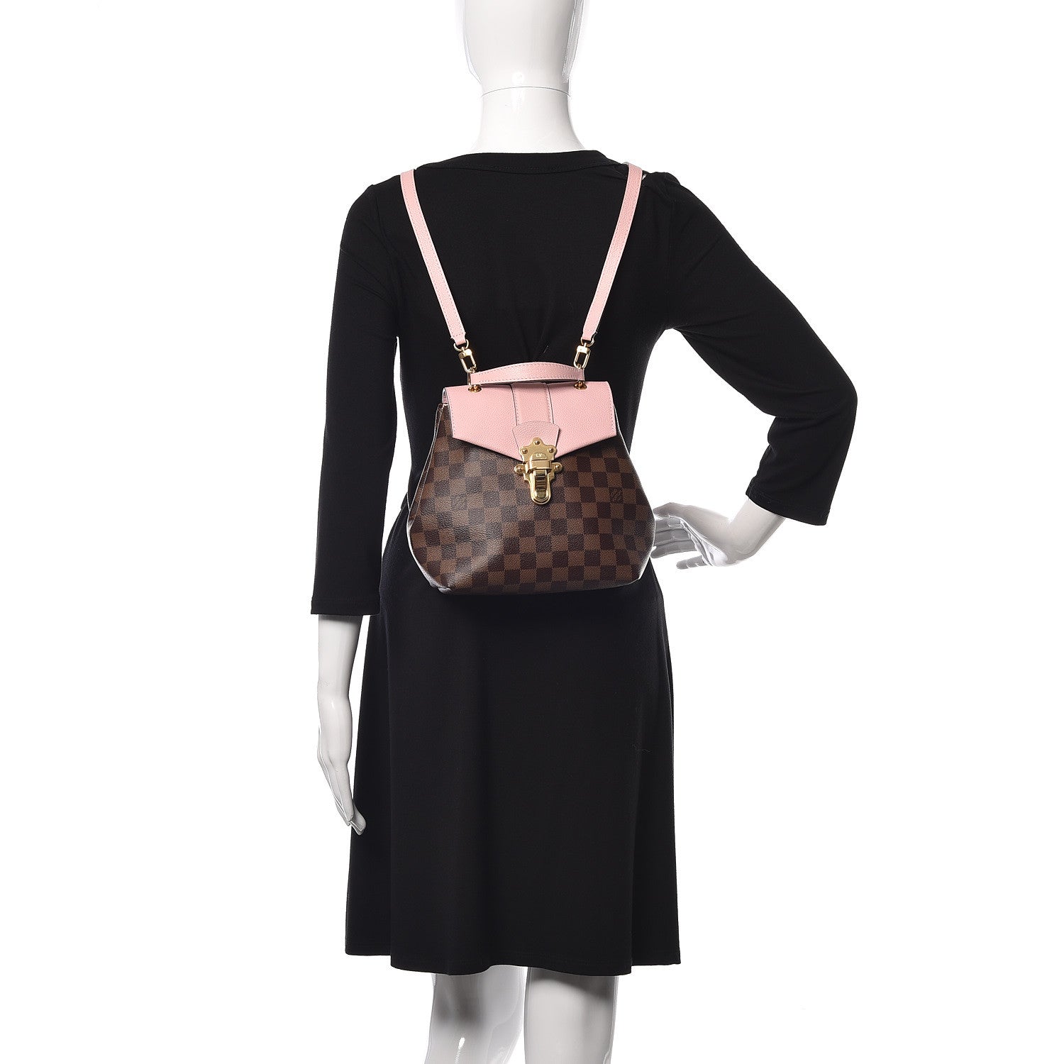 Louis Vuitton Damier Ebene Clapton Backpack Magnolia 2 of 12