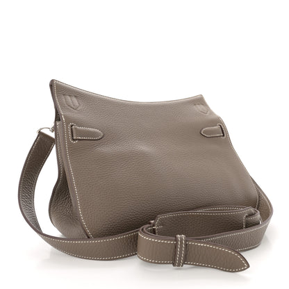 Hermes Taurillon Clemence Jypsiere 28 Etoupe 3 of 13