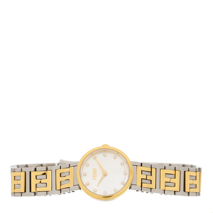 Fendi Stainless Steel Diamond 19mm Fendi Forever Quartz Watch 2 of 5