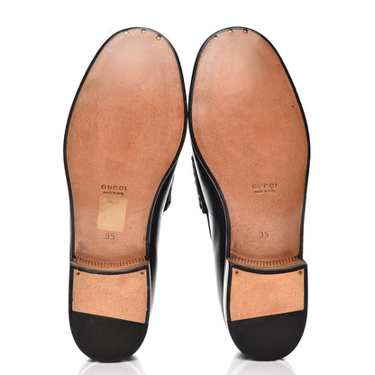 Gucci Calfskin Horsebit Loafers 35 Black 5 of 14