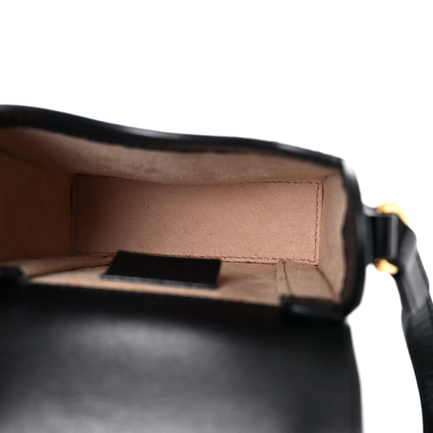 Boarded Plutone Calfskin Mini Horsebit 1955 Crossbody Bag Black