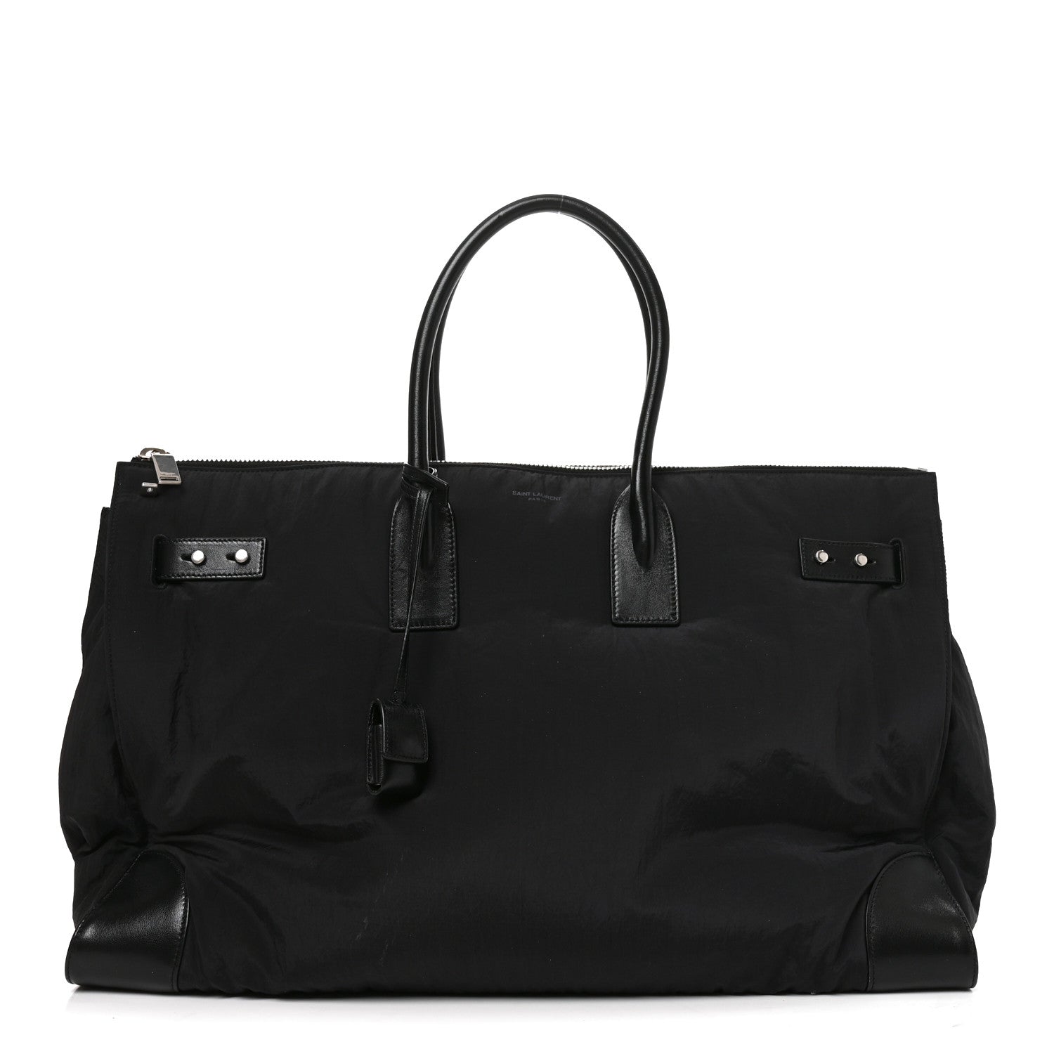 Saint Laurent Nylon Calfskin 48H Sac De Jour Duffle Black 1 of 9