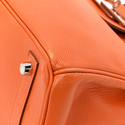 Hermes Epsom Birkin 30 Orange 17 of 19