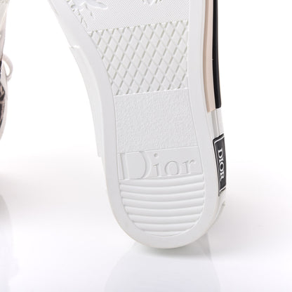 Christian Dior Canvas Leopard Print Mens B23 High Top Sneakers 40 White 6 of 9