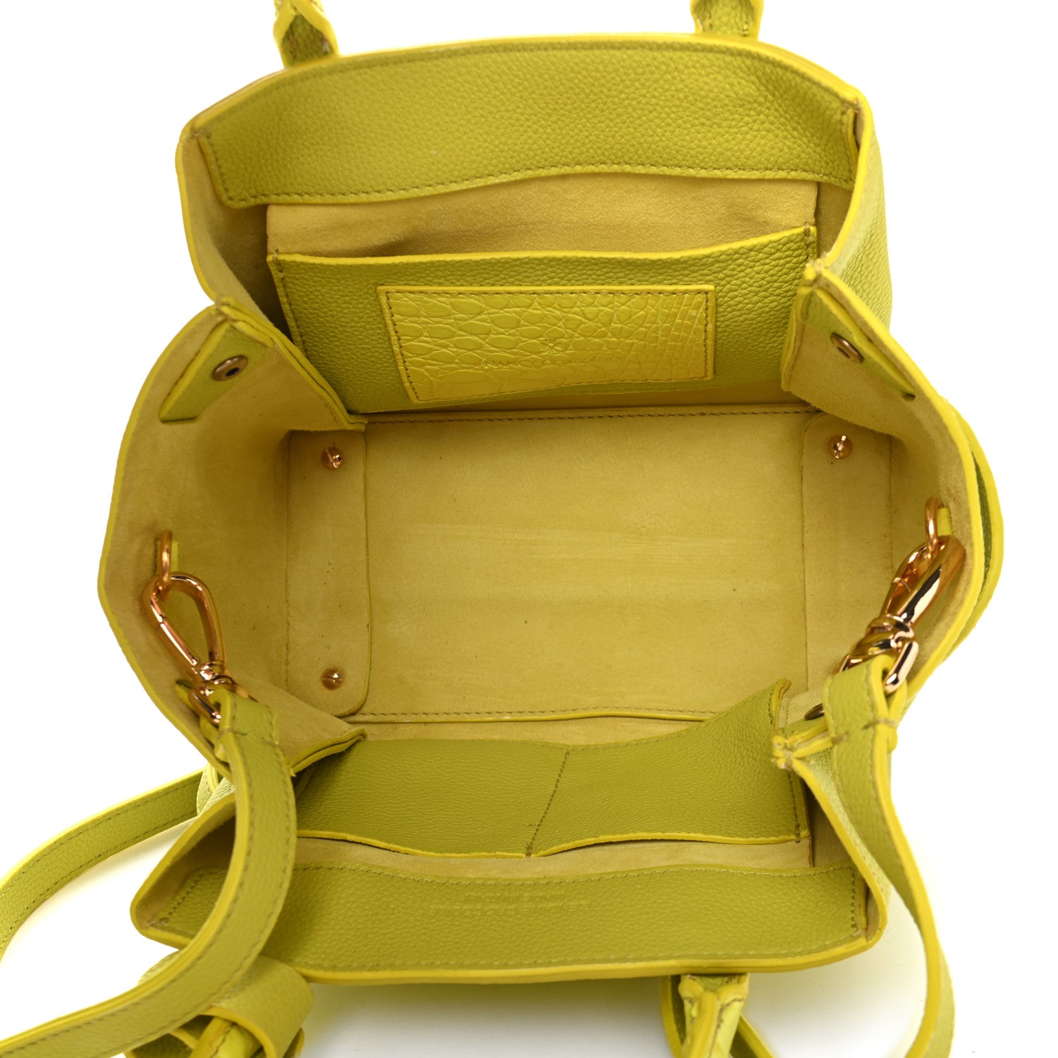 Nancy Gonzalez Calfskin Crocodile Mini Cristie Satchel Lime 6 of 13