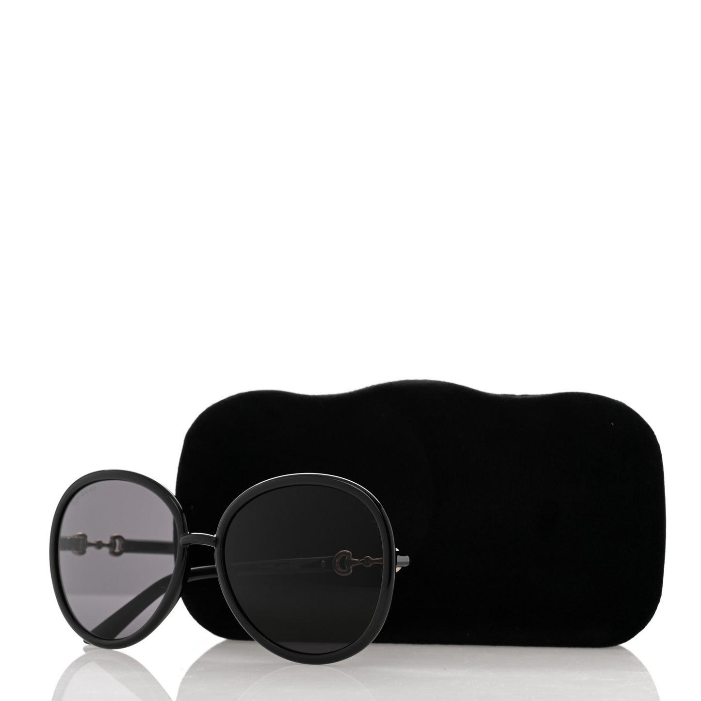 Acetate Horsebit Sunglasses GG0889S Black