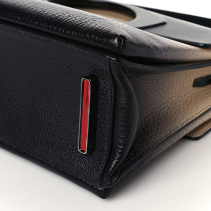 Christian Louboutin Grained Calfskin Ombre Passage Messenger Black Colombe 9 of 10