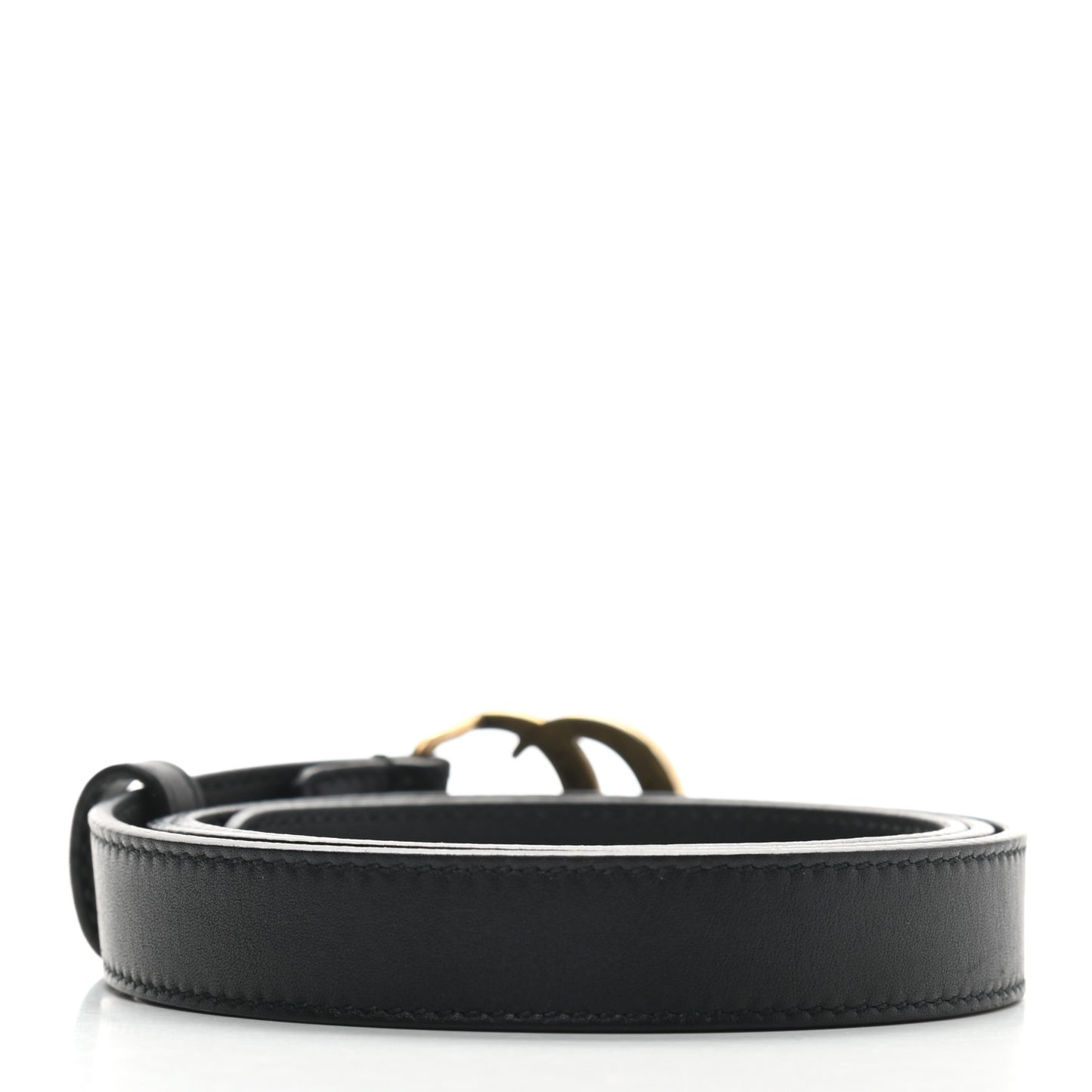 Calfskin Double G 20mm Belt 85 34 Black