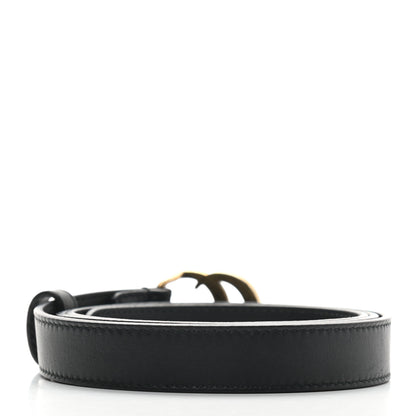 Gucci Calfskin Double G 20mm Belt 85 34 Black 2 of 4