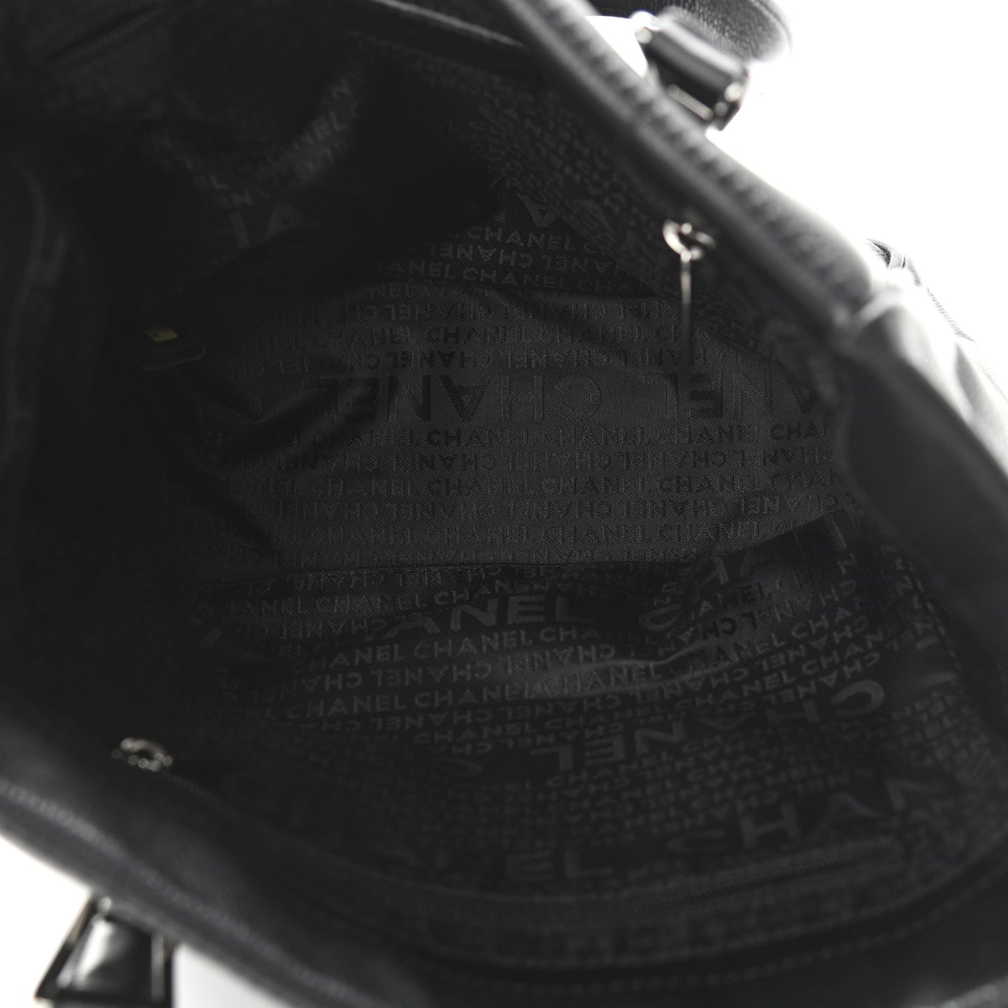 Caviar Square Stitched Tote Black