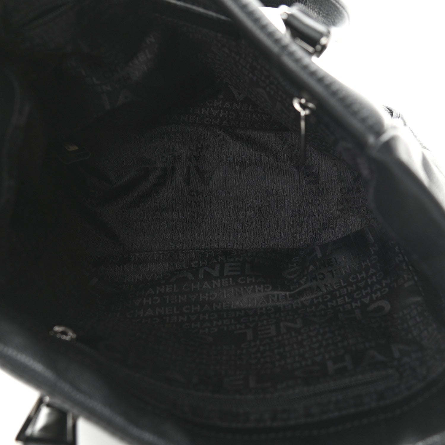 Chanel Caviar Square Stitched Tote Black 5 of 11
