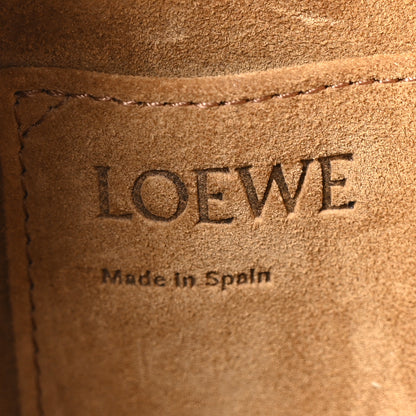 Loewe Grained Calfskin Small Gate Crossbody Bag Steel Blue 6 of 10
