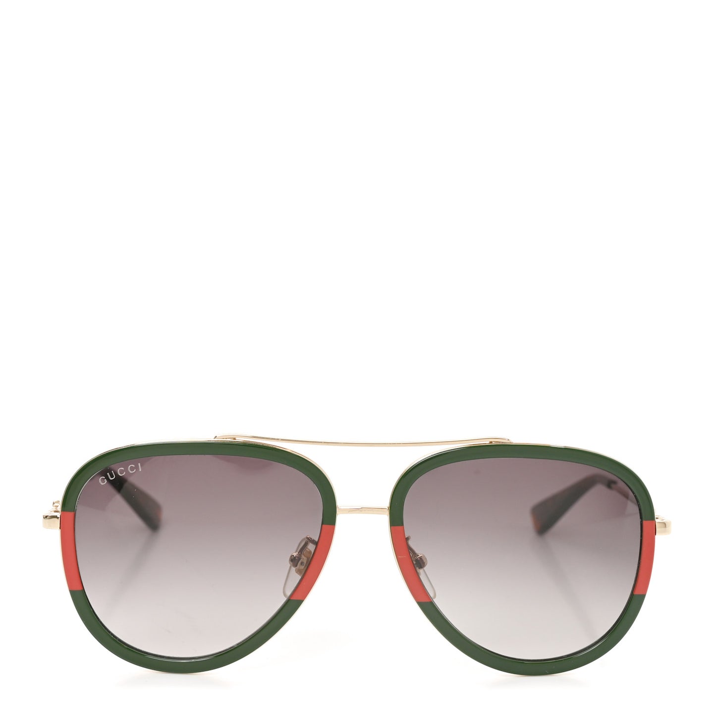 Web Aviator Sunglasses GG0062S Green Red