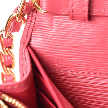Prada Vitello Move Oro Chain Wallet Peonia 7 of 11