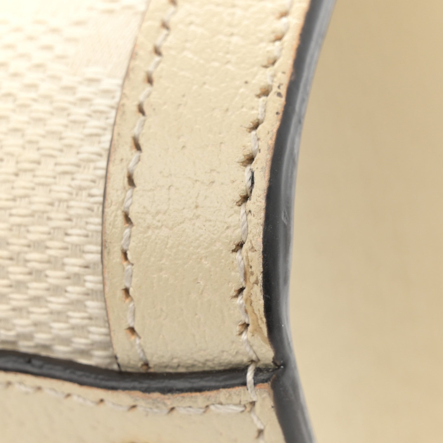 Gucci Monogram Jumbo GG Textured Dollar Calfskin Web Mini Diana Tote Bag Off White 14 of 15