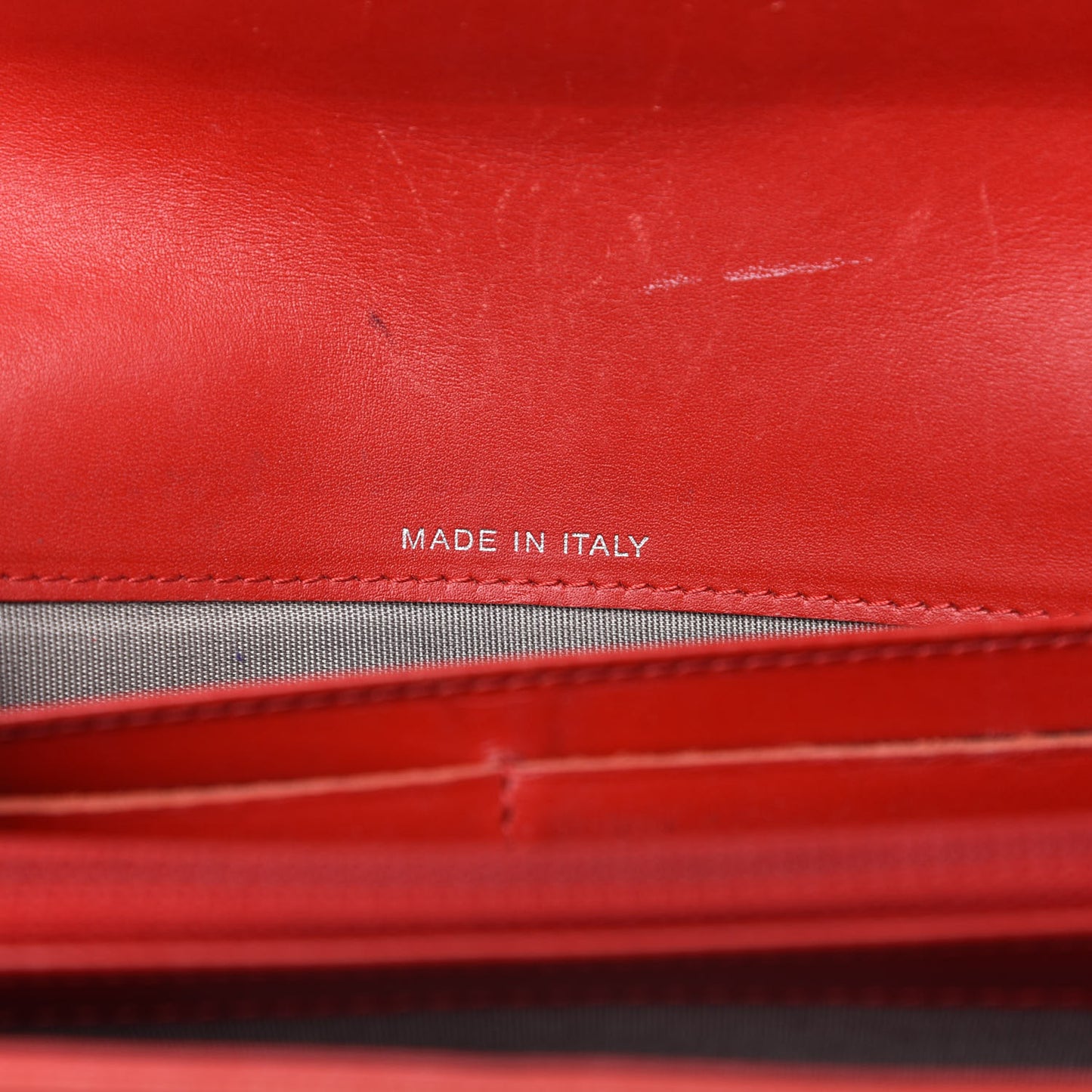 Caviar Timeless CC Large Gusset Flap Wallet Light Red