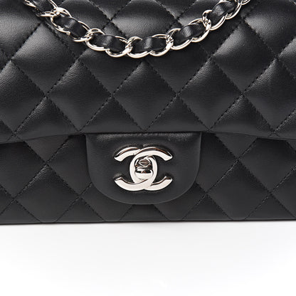 Chanel Lambskin Quilted Mini Rectangular Flap Black 10 of 12