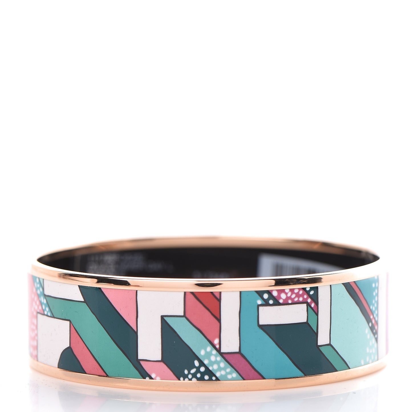 Enamel Printed On A Summer Day Wide Bracelet 62 Baroque