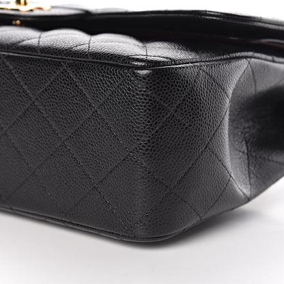 Chanel Caviar Quilted Jumbo Double Flap Black 9 of 11