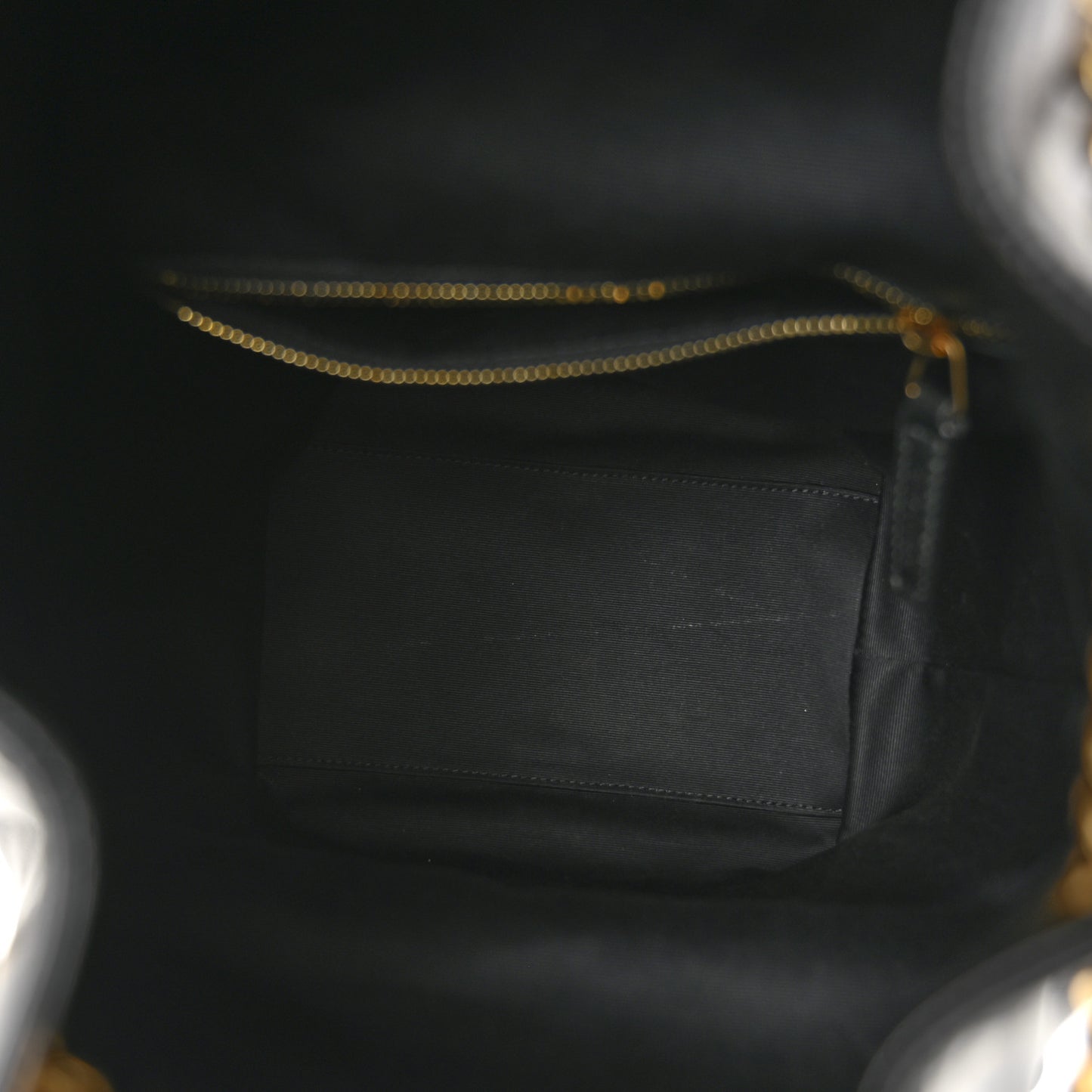 Lambskin Matelasse Monogram Joe Backpack Black